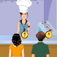 Free online html5 games - Angelina Jolie Ice Cream Shop game 