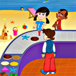 Free online html5 games - Beach Stall game 