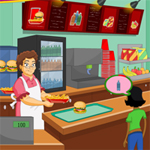 Free online html5 games - Grandma Cafe game 