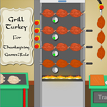 Free online html5 games - Grill Thanksgiving Turkey game 