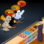 Free online html5 games - Hallween Candy Shop-2 game 