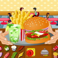 Free online html5 games - Hot Burger Shop game 