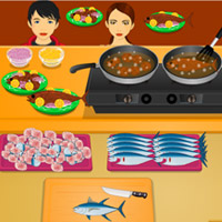 Free online html5 games - Little Tuna Fish Fry game 