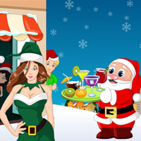 Free online html5 games - Santa Juice Party game 
