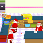 Free online html5 games - Santas Christmas Cake Shop game 