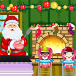 Free online html5 games - Santas Cook game 