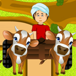 Free online html5 games - Cow Cart Ride game 