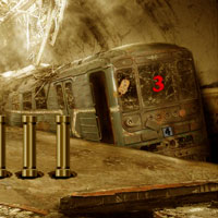 Free online html5 games - Abandoned Metro Station Escape game 