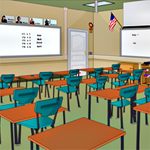 Free online html5 games - American Classroom Escape game 