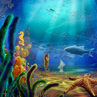 Free online html5 games - Aquatic World Escape game - Games2rule