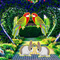 Free online html5 games - Beautiful Love Garden Escape game 