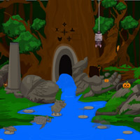 Free online html5 games - Big Den Escape Halloween-7 game - Games2rule