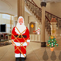 Free online html5 games - Christmas House Santa Rescue game - Games2rule