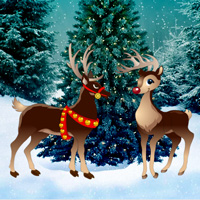 Free online html5 games - Christmas Reindeer Rescue game 