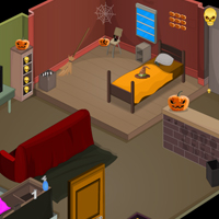 Free online html5 games - Cutaway Halloween Escape game 