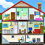 Free online html5 games - Cutaway House Escape-3 game 