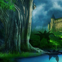 Free online html5 games - Enchanted Castle Forest Escape game - Games2rule