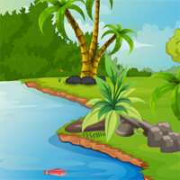 Free online html5 games - Escape Baby Hippo game 