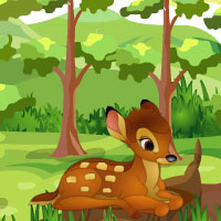 Free online html5 games - Escape Deer from Magic Funny Forest game - Games2rule