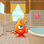 Free online html5 games - Escape the Monster from Bathroom game 