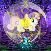 Free online html5 games - Escape Pony from Bubble Forest game 