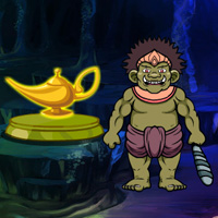 Free online html5 games - Fantasy Magical Lamp Escape game - Games2rule 