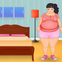 Free online html5 games - Fatty Girl Escape game - Games2rule