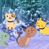 Free online html5 games - Find The Snow Cats game 