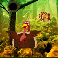 Free online html5 games - Giant Turkey Forest Escape game 