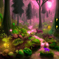 Free online html5 games - Glow Island Escape game - Games2rule