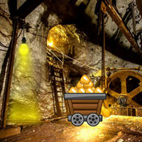 Free online html5 games - Gold Mine Trapped Escape game 