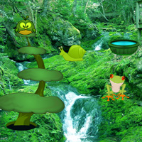 Free online html5 games - Green Pulp Forest Escape game 