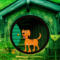 Free online html5 games - Hobbit House Dog Escape game - Games2rule