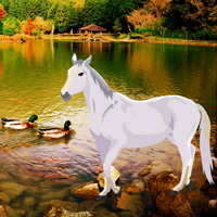 Free online html5 games - Horse Hill Forest Escape game 