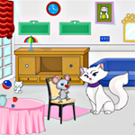 Free online html5 games - Lady Kitty Escape  game - Games2rule