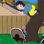 Free online html5 games - Little Girl and The Turkey game - Games2rule