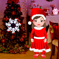 Free online html5 games - Little Santa Girl Escape game - Games2rule