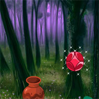 Free online html5 games - Magical Gem Forest Escape game 