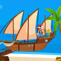 Free online html5 games - Pirates Island Escape game 
