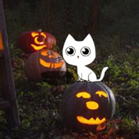 Free online html5 games - Pumpkin Night Forest Escape game - Games2rule