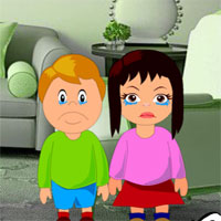 Free online html5 games - Rescue Children from Locked House game 