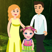 Free online html5 games - Rescue Little Girl in Forest game - Games2rule