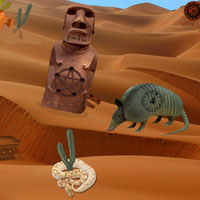 Free online html5 games - Sandstorm Desert Escape game 