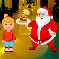 Free online html5 games - Santa Chef Restaurant Escape game 