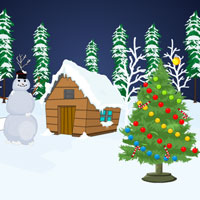 Free online html5 games - Snow Forest Christmas Escape game - Games2rule