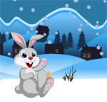 Free online html5 games - Snow Rabbit Escape game - Games2rule