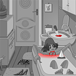 Free online html5 games - Strange Bathroom Escape game 