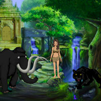 Free online html5 games - Tarzan Girl Escape game - Games2rule