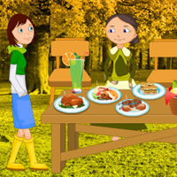 Free online html5 games - Thanksgiving Trapped Guest Rescue game - Games2rule