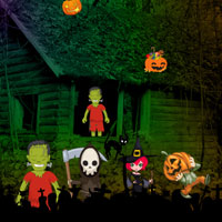 Free online html5 games - Trick or Treat Escape game 